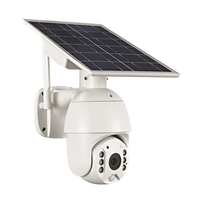 Tuya APP 1080P HD 4G /WiFi Smart PTZ Cámara CCTV de vigilancia solar de seguridad