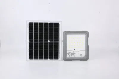 Luces de inundación solares al aire libre impermeables, 100 W 10000 mAh LED de atardecer a amanecer iluminación exterior luces de seguridad con control remoto, panel solar separado, lámpara de pared para porche patio